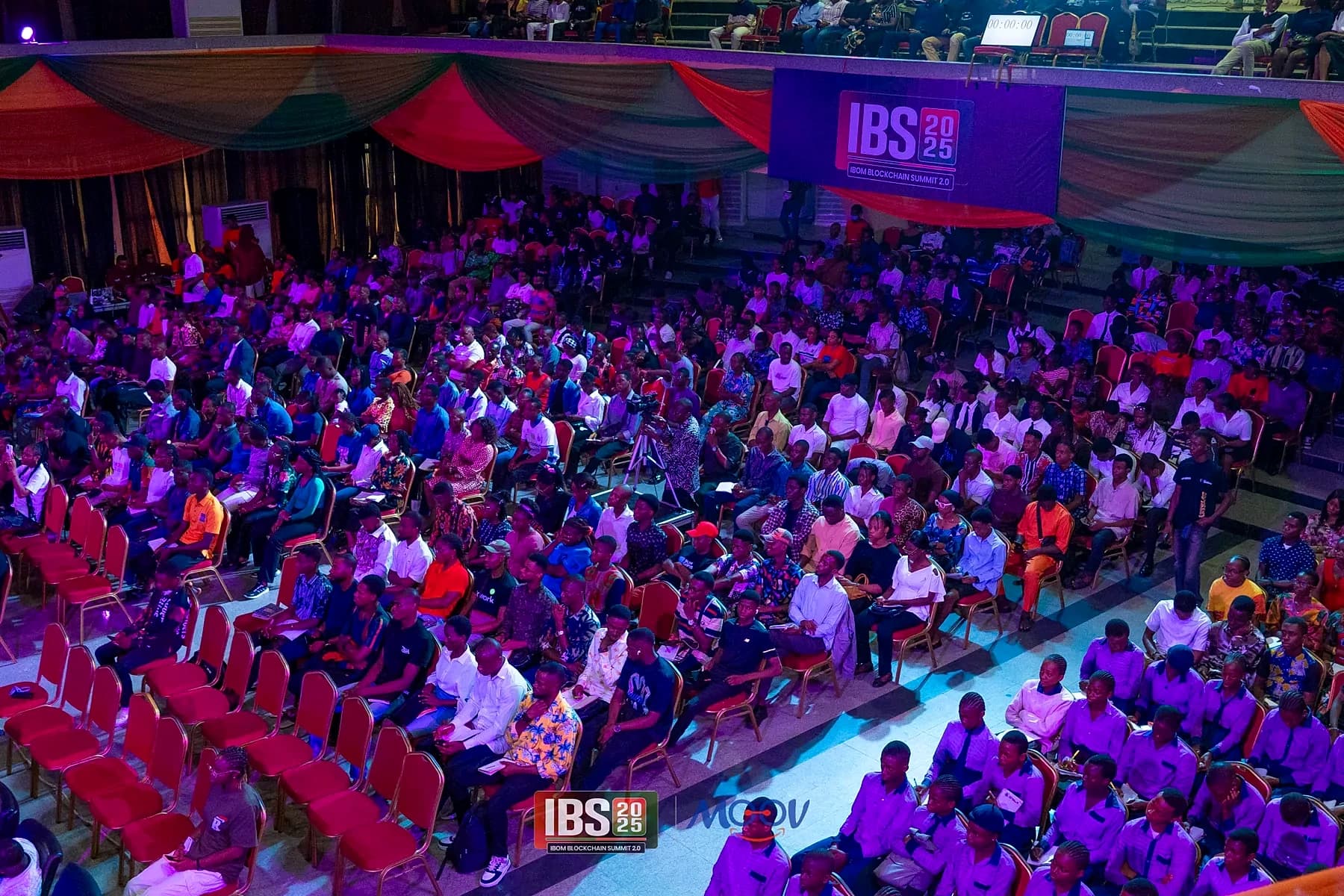 A large audience gathered for the Ibom Blockchain Summit